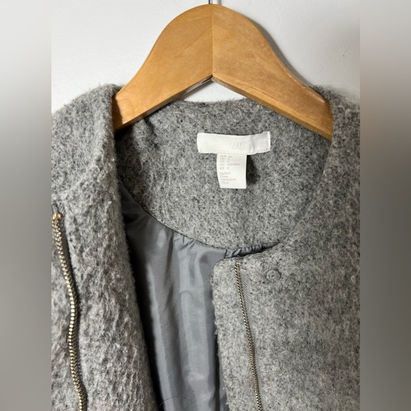 H&M gray coat Size 4 - Picture 3 of 5